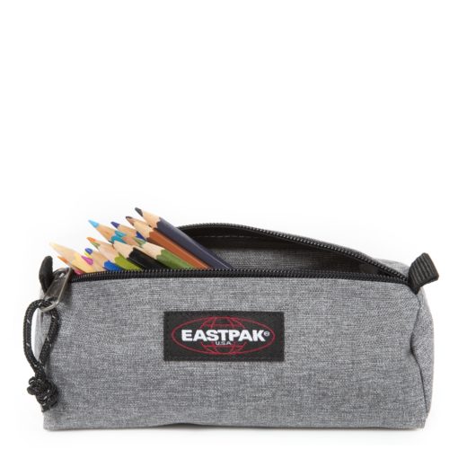 Estuche escolar Eastpak: Benchmark SINGLE EK372363 Sunday Grey gris claro efecto tejano