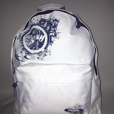 Mochila Roxy Basic Girl ref. XPWBA021 4109318 White/ blanca logo marino