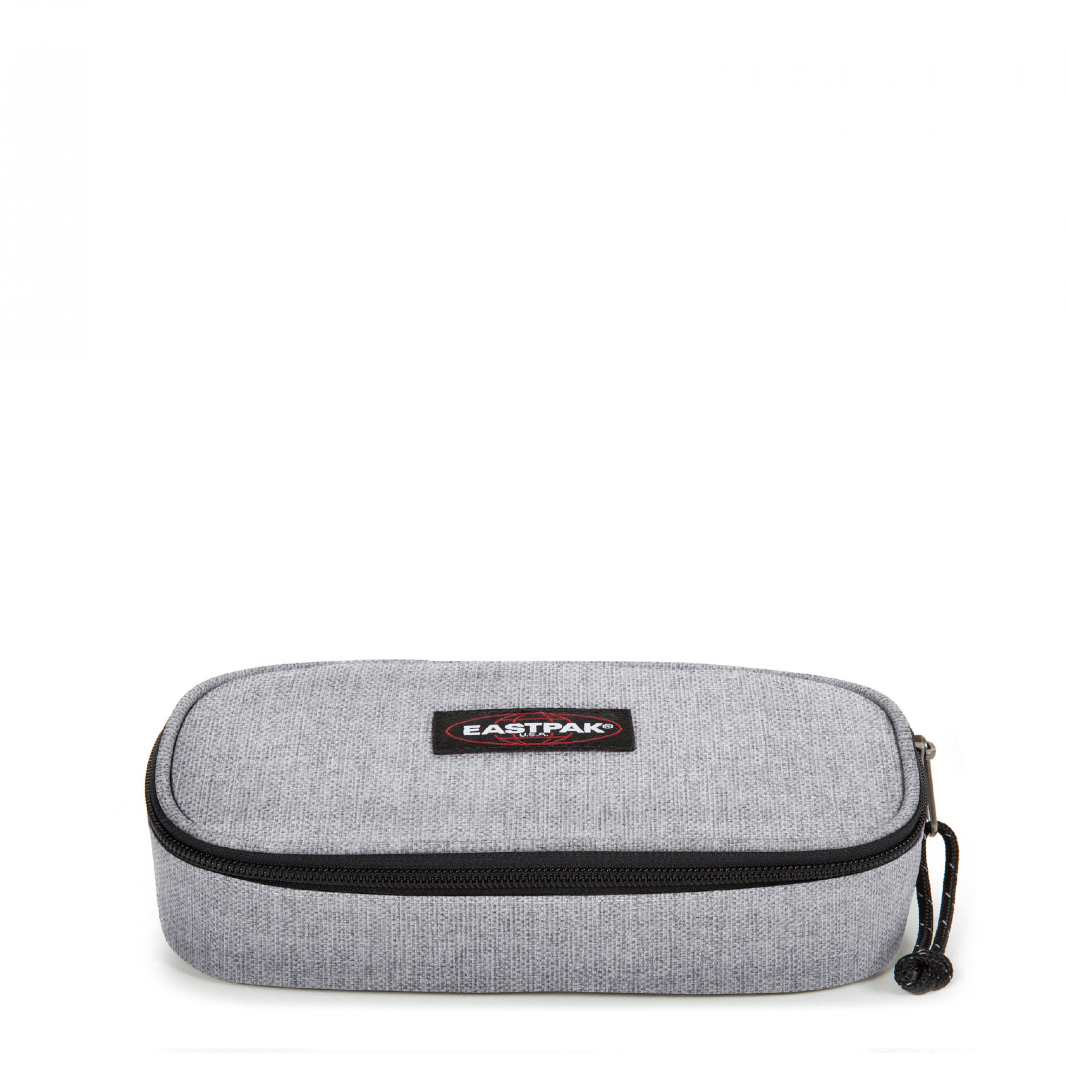 Estuche escolar PLUMIER OVAL single EK717363 Sunday Grey gris claro efecto tejano | Martimpe Berart - Tienda de Moda en Gausach, Vielha, de Aran