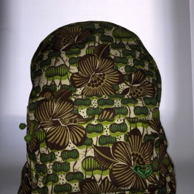 Mochila Roxy Basic Girl ref. XPWBA161 4112511 Floreada verde natural