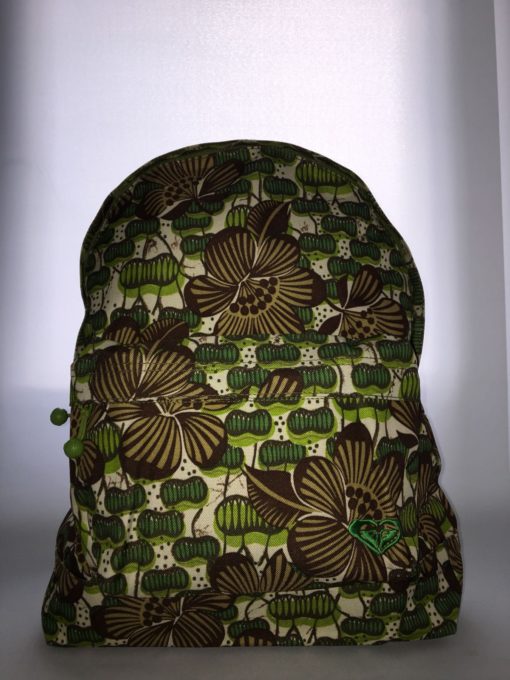 Mochila Roxy Basic Girl ref. XPWBA161 4112511 Floreada verde natural