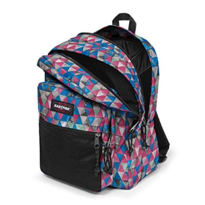 MOCHILA EASTPAK Triple Pinnacle EK06026M Aqua Geo May Triángulos colores