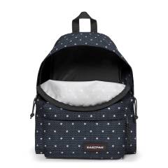 MOCHILA EASTPAK Padded Pak'r® 24 litros EK62087X Little Dot Negra con topos y puntos blancos