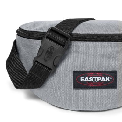 Riñonera Eastpak Springer 2 litros EK07407X Metallic Silver Gris plata purpurina