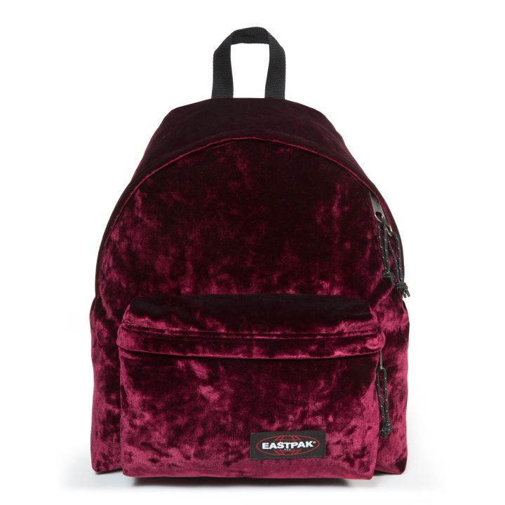 MOCHILA EASTPAK Padded Pak'r® EK62083T Crushed Granate terciopelo - Martimpe Berart - Tienda de Moda en Gausach, Vielha, Valle de Aran