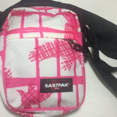 Bolso Eastpak de hombro unisex The One EK045 Rosa y blanco