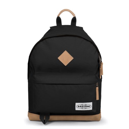 MOCHILA EASTPAK Wyoming Into fondo cuero con bolsillo ordenador EK81161k Black negro