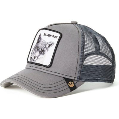 Gorra GOORIN BROS BUTCH TRUCKER rejilla y ajustable Silver Fox color gris zorro