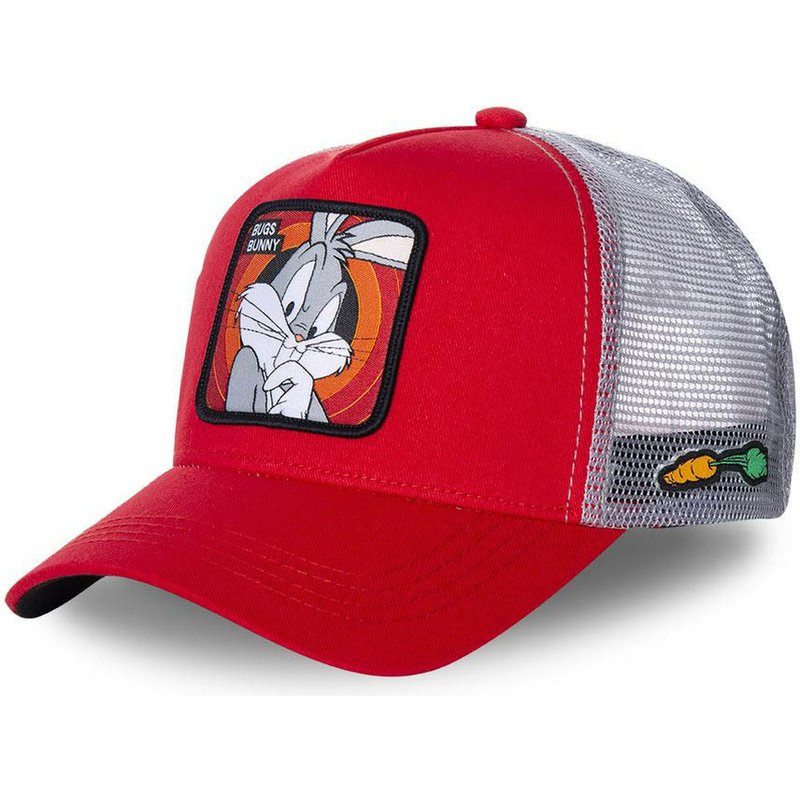 Gorra CAPSLAB Conejo Trucker Looney Tunes Dibujos animados Bugs Bunny color  rojo y gris | Martimpe Berart - Tienda de Moda en Gausach, Vielha, Valle de  Aran