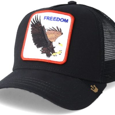 Gorra animales GOORIN BROS Trucker Eagle Freedom black Aguila negra