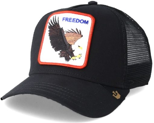 Gorra animales GOORIN BROS Trucker Eagle Freedom black Aguila negra