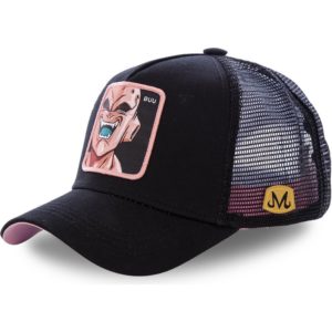 Gorra superheroes CAPSLAB BUU Dragon Ball color negro