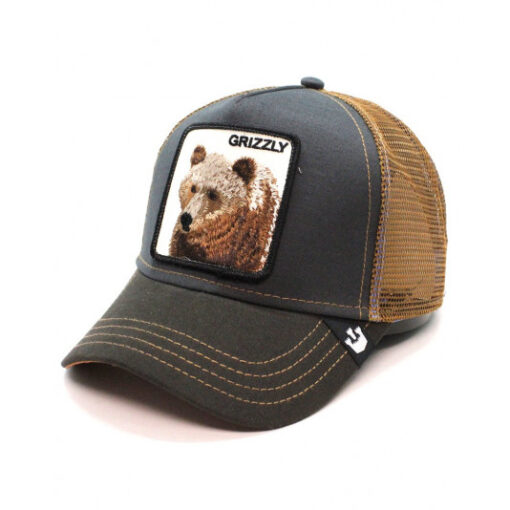 Gorra animales GOORIN BROS BUTCH TRUCKER rejilla/ajustable Grizzly Brown Oso Marrón