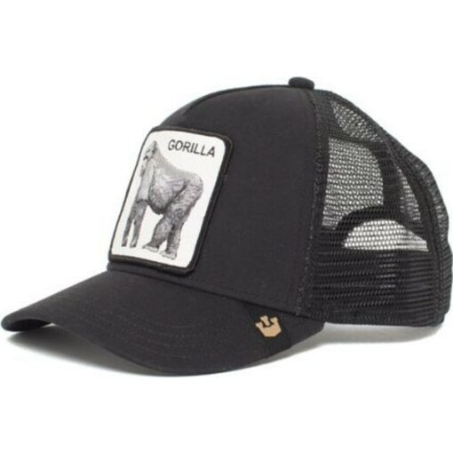 Gorra Animales GOORIN BROS BUTCH TRUCKER negra/Black gorila King of the Jungle