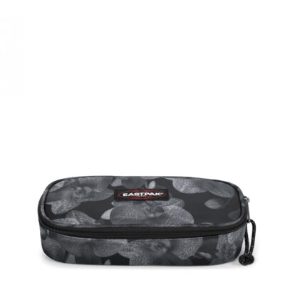 Estuche escolar Eastpak: PLUMIER OVAL EK717A89 CHARMING BLACK gris negra flores