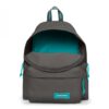 MOCHILA EASTPAK Padded Pak'r® EK620A12 BLAKOUT WHALE gris oscura con detalles turquesa