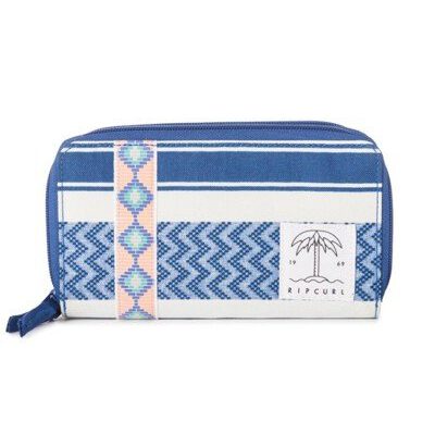 Billetera Rip Curl poliéster Ref. LWUFWU BLUE Fiesta del sol Wallet azul estampado