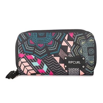 Billetera Rip Curl poliéster Ref. LWUFW4 BLack Fiesta del sol Wallet negra multicolor