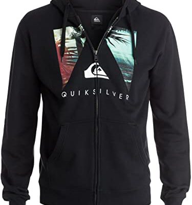 Sudadera niño Quiksilver con capucha y cremallera Vanishing Point - Hoodie Ref. EQBFT03128 Negra