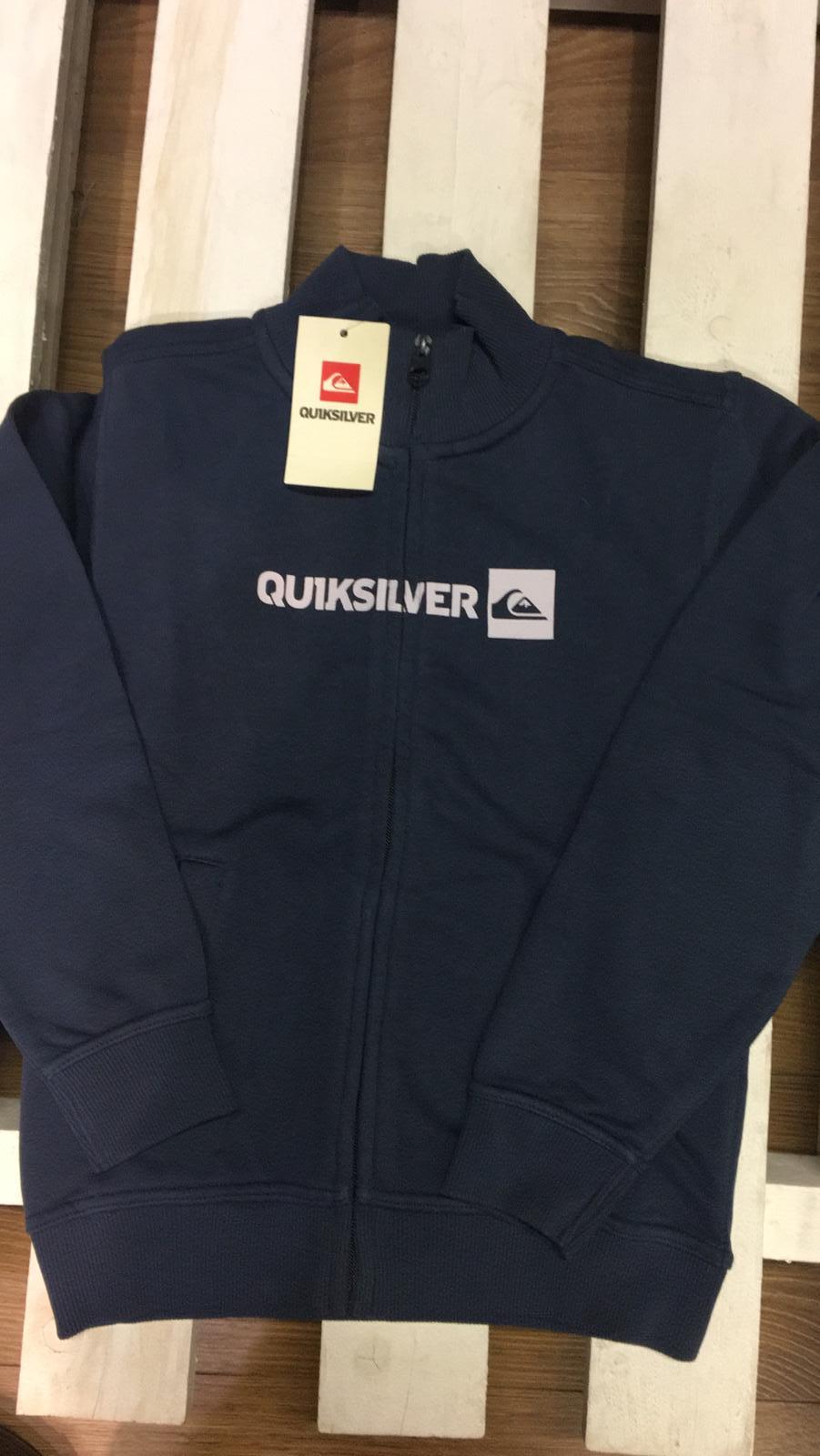 Sudadera Quiksilver sin capucha y cremallera para Chicos Ref. ing. indigo azul Martimpe Berart - de Moda Gausach, Vielha, Valle de Aran