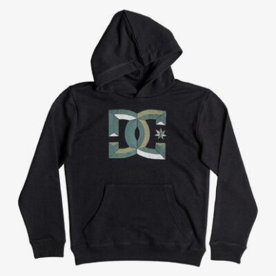 Sudadera niño DC shoes con capucha para Chicos Everyday Ref. EDBSF03068 negra logo camuflaje