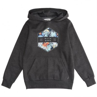 Sudadera niño BILLABONG con capucha para Chicos Ref. Q2 HO02 BIF9 Access Ho Boy Black HeatheR gris oscuro