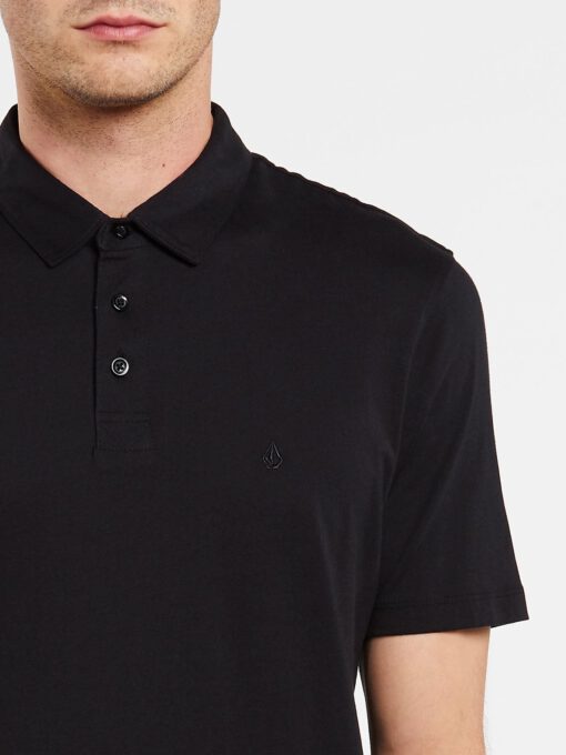 Polo Hombre VOLCOM básico liso manga corta WOWZER - BLACK Ref. A0111700 Black negro Nueva colección