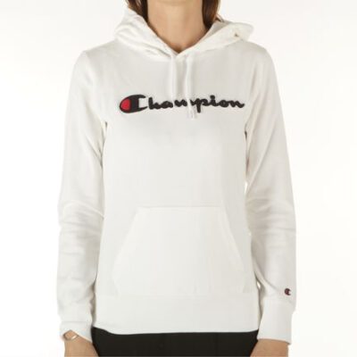 Sudadera Mujer CHAMPION con capucha Hooded Sweatshirt Ref. 111383 White Blanca