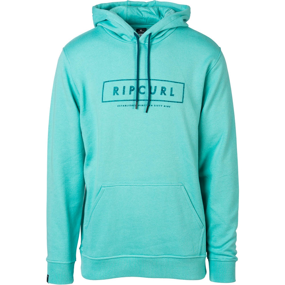 Sudadera Hombre Rip Curl con capucha UNDERTOW POP Fleece Ref. CFESX4 Verde  agua - Martimpe Berart - Tienda de moda en Gausach, Vielha, Valle de Aran