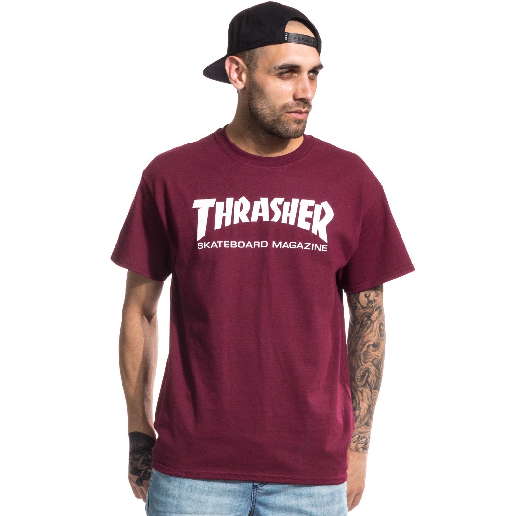 Camiseta thrasher top granate