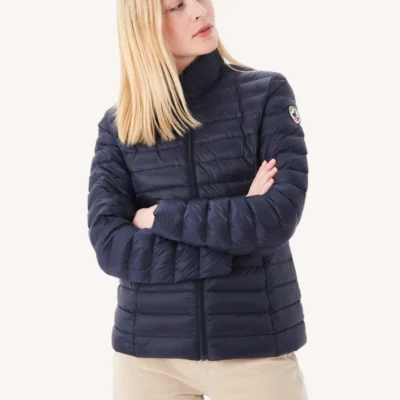 Chaqueta Jott de plumas pato sin capucha Mujer Marine 104 CHA BASIC Justoverthetop Color Azul Marino