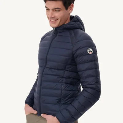 Chaqueta con capucha Jott de plumas pato Hombre NICO BASIC P000MDOW01 - 104 Marine Justoverthetop Color azul marino