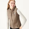 Chaleco sin mangas Jott de plumas pato Mujer SEDA BASIC P000WDOW04 - 808 Taupe Justoverthetop topo marrón