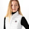 Chaleco sin mangas Jott de plumas Mujer SEDA BASIC  PF22WDOW04 - 901 blanc Justoverthetop Color Blanco liso