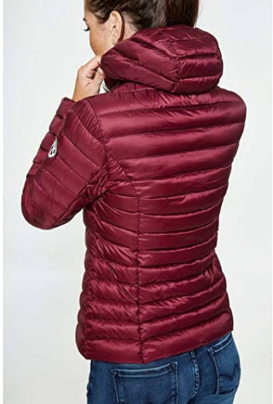 Chaqueta Jott de plumas Mujer Aubergine 1900 CHA 311 BASIC Justoverthetop Granate | Martimpe Berart - Tienda Moda en Gausach, Vielha, Valle de Aran