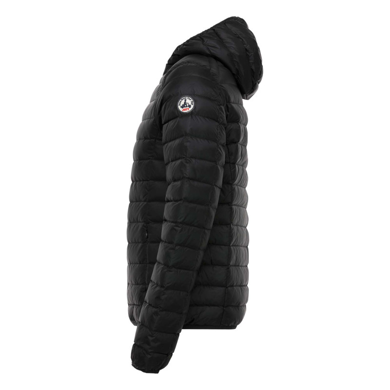Chaqueta capucha de plumas pato Hombre Noir NICO P000MDOW01 BASIC Justoverthetop Color negro | Berart - Tienda de Moda en Gausach, Vielha, Valle de Aran