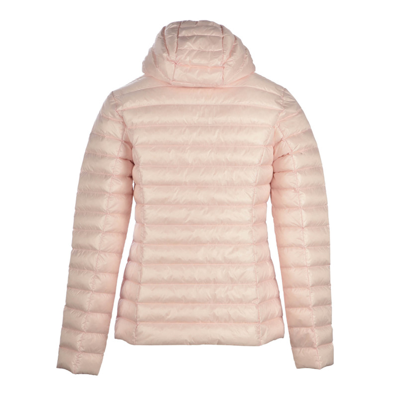 Chaqueta con capucha Jott de plumas pato Mujer Rose Pastel