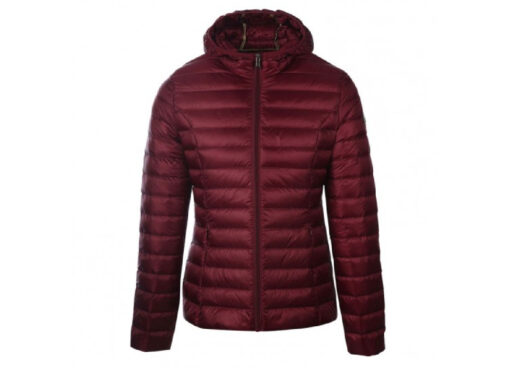 Chaqueta Jott de plumas Mujer Aubergine 1900 CHA 311 BASIC Justoverthetop Color Granate Martimpe Berart Tienda de Moda en Gausach Vielha Valle de Aran