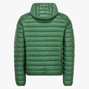 Chaqueta con capucha Jott de plumas pato Hombre Verde Foret Laquée NICO 242/1922 BASIC Justoverthetop brillo | Martimpe Berart - Tienda de Moda Gausach, Vielha, Valle de Aran