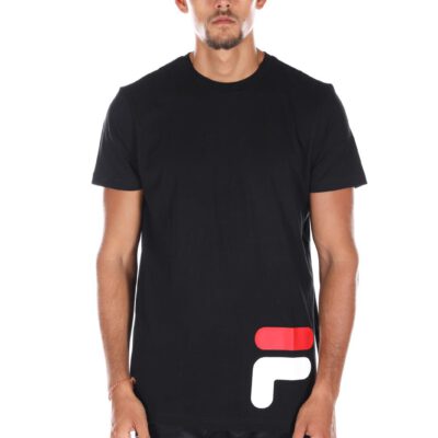 Camiseta manga corta FILA chico Men Eamon Tee Ref. 684489 Negra logo parte inferior