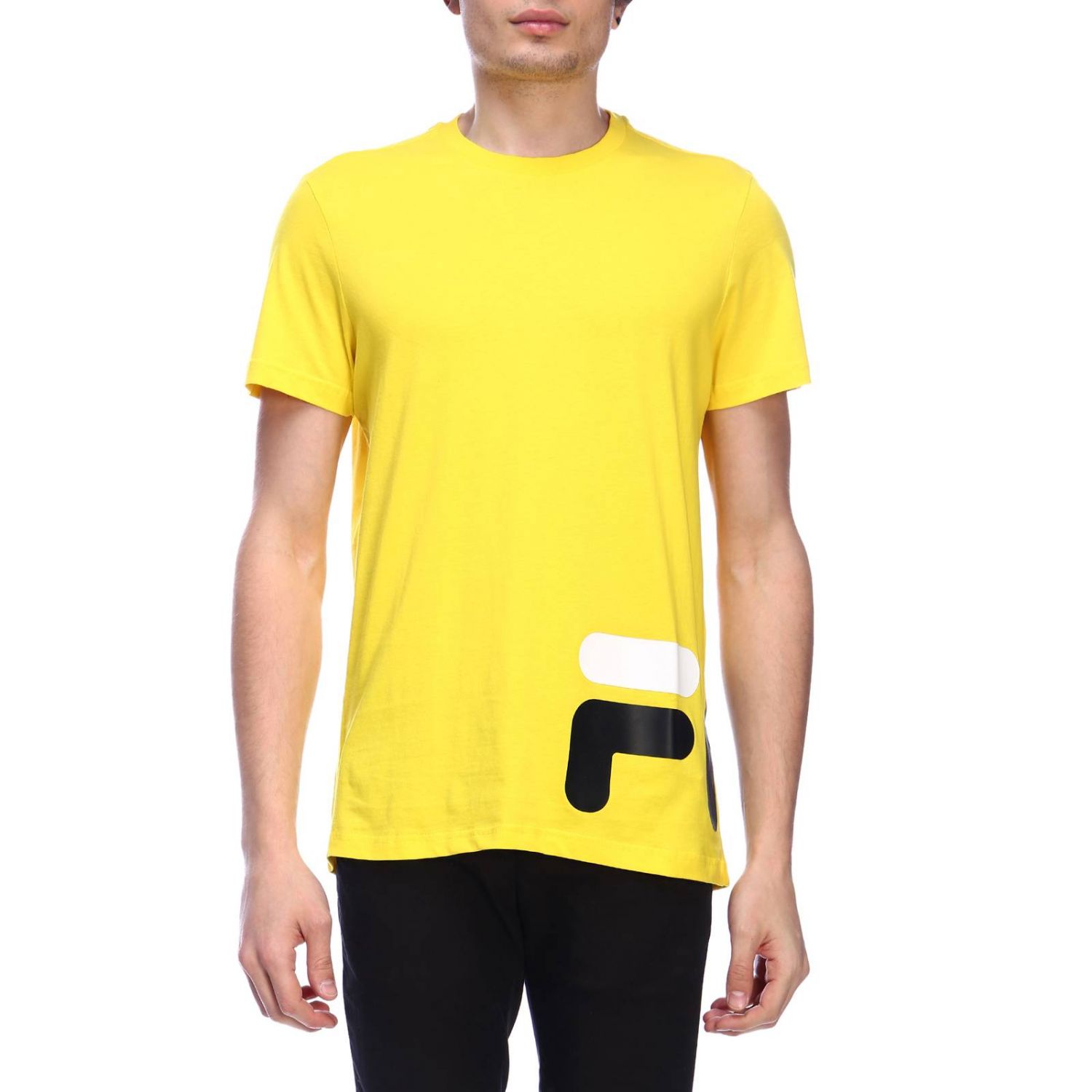 Camiseta fila amarilla online