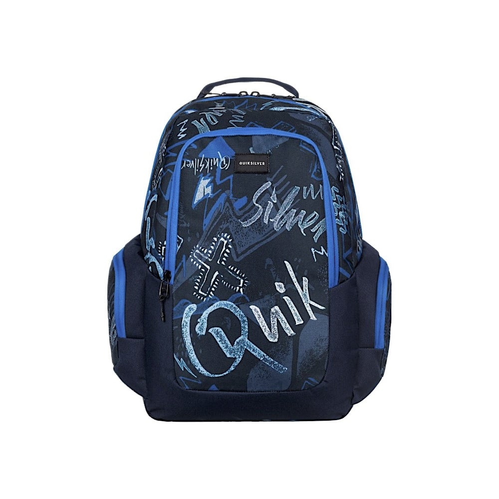 Mochila Quiksilver doble chico EQYBP03418 Schoolie Backpack bolsillo ordenador azul | Martimpe Berart - Tienda de Moda Gausach, Vielha, Valle de Aran