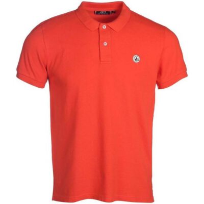 Polo manga corta Jott de Hombre Coquelicot CHERBOURG 4917 BASIC Justoverthetop Rojo