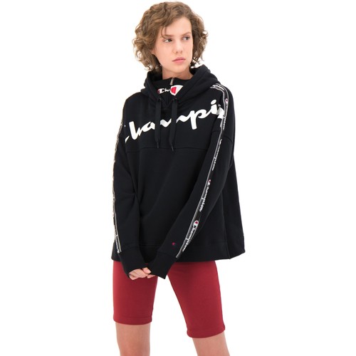 Sudadera Junior CHAMPION Hooded Sweatshirt Negra