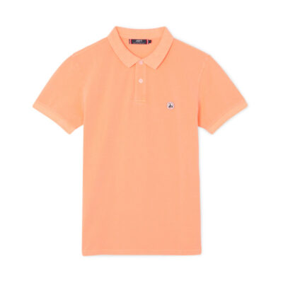 Polo manga corta Jott de Hombre Orange CHERBOURG 6916CHE-715-ORANGE FLUO BASIC Justoverthetop naranja flúor