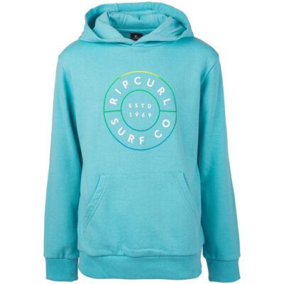 Sudadera RIP CURL Niño con capucha y bolsillos Ref.KFEFU4 BLUE NEON DONUT HOODED azul turquesa