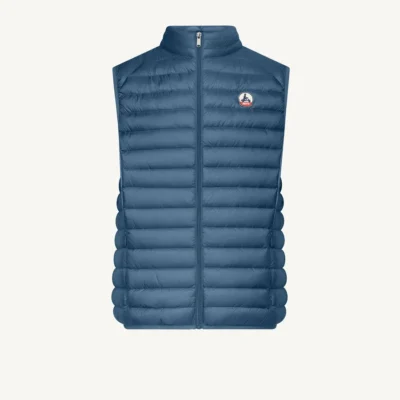 Chaleco sin mangas Jott de plumas pato Hombre Bleu Jeans TOM 140 BASIC Justoverthetop Azul tejano