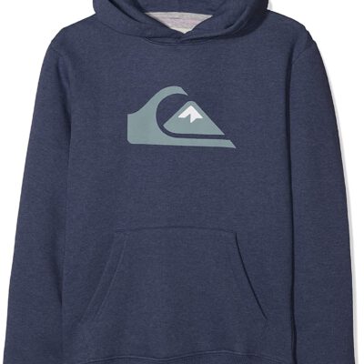 Sudadera niño Quiksilver con capucha para Chicos Logo Ref. EQBFT03493 bteh azul tejano logo grande