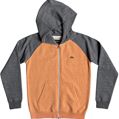 Sudadera niño Quiksilver con capucha y cremallera para Chicos Everyday ZIP Ref. EQBFT03472 AMARILLA Y GRIS NMYH