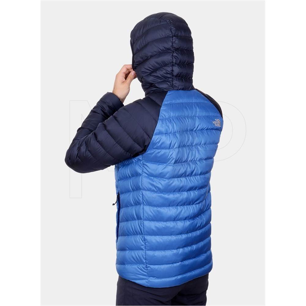 Chaqueta Plumón The North Face hombre T939N41SK-S TREVAIL HOODIE bicolor azules - Martimpe Berart - Tienda de en Gausach, Vielha, Valle de Aran